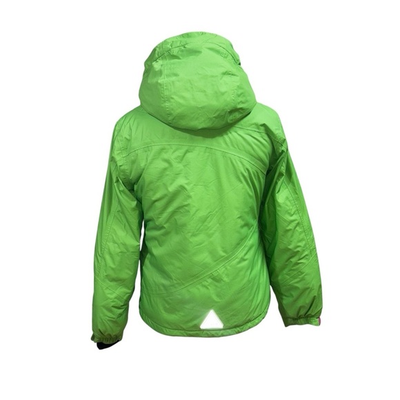 L.L. Bean Girl's M Medium Thinsulate TEK Coat Jacket Hooded Fleece Lined #283666 - Picture 7 of 12